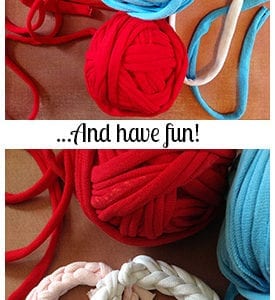 How To Make Easy Colourful DIY T-shirt Yarn Bracelets