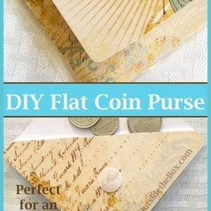 How to Make a Flat Coin Purse A Flat Coin Purse is absolutely essential while using an envelope budget. Make it in a few minutes and slip it into your wallet. Easy instructions.