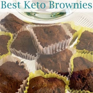 This Keto Brownies recipe is moist and full of chocolate flavor without being overly heavy or wet. They are reminiscent of Texas sheet cake. The recipe makes a batch of 12 and they come in at 3.1 net carbs each.