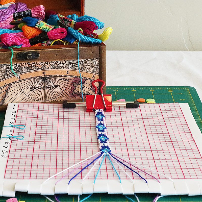 DIY Friendship Bracelet Board Loom - Baking Outside the Box