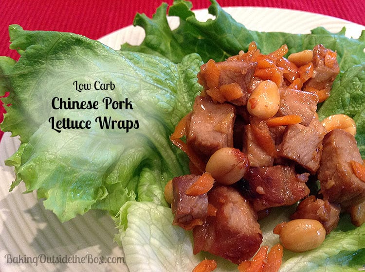 #bakingoutsidethebox | Planned Over meals can be the easiest and happiest meals of the week and can be key in successful dieting. Chinese Pork Lettuce Wraps are a favorite Planned Over meal at my house. So much better than left-overs!
