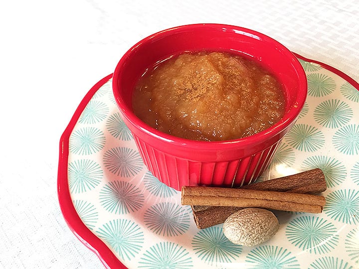 Simple Sugar Free Crock Pot Applesauce is beyond easy to make. It is full of flavor and sunshine. And you have the peace of mind of knowing what it contains: apples.