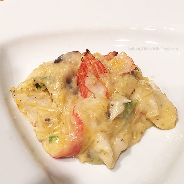 This low carb Crab Tetrazzini recipe was easy to make and so yum. Gotta try it with chicken too.
