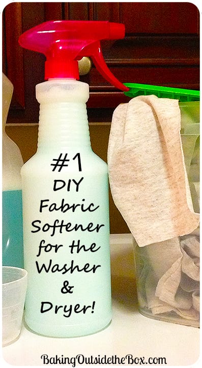 Simple DIY 100% Natural Laundry Fabric Softener