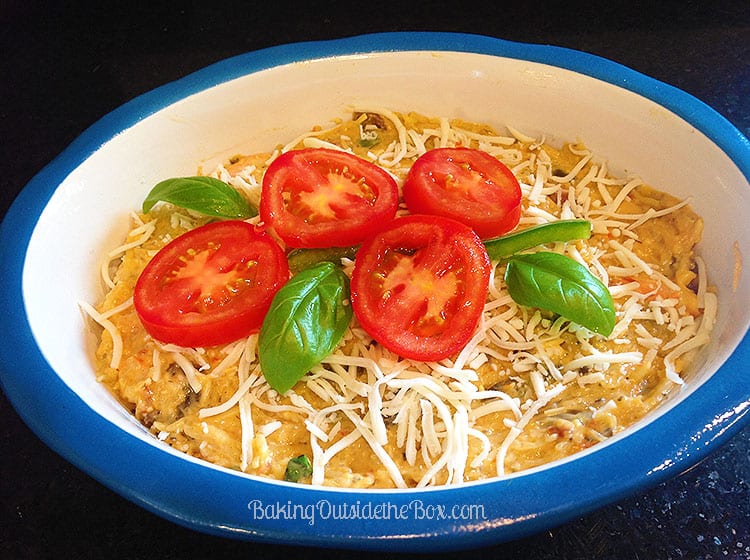 This recipe for lower carb Italian Shrimp Rustica has subtle and complex flavors as well as the illusion of being a pasta dish. It has only 9.4 net carbohydrates per serving.