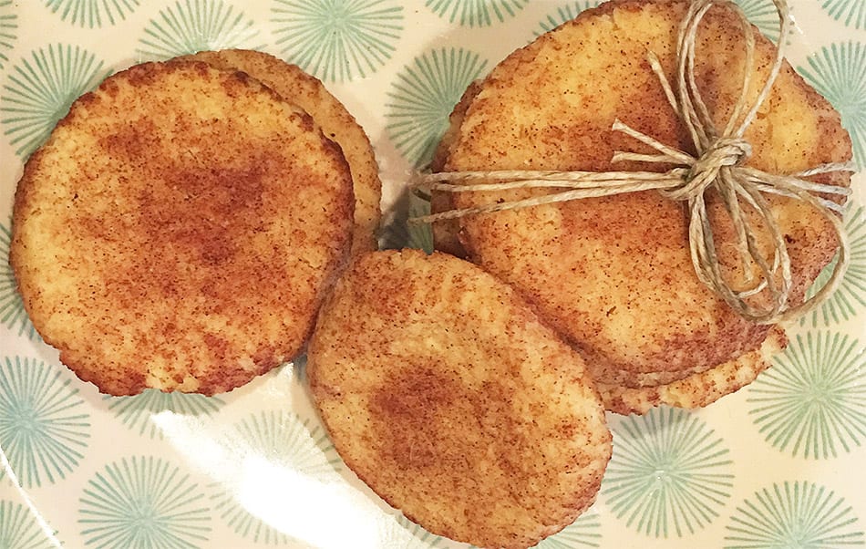 This Low Carb Snickerdoodle recipe is a recipe makeover for the original and at about 1 net carb each is a low carb bargain dessert.