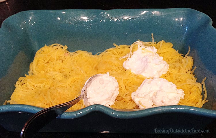 This Millionaire Spaghetti Squash recipe is sure-fire comfort food for a low carb diet. It makes a large pan and your family will love it.