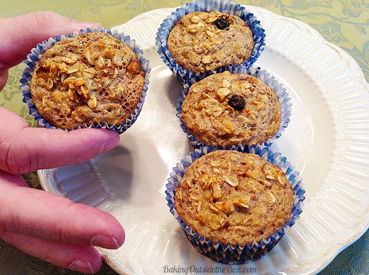 Diet Plateau Crushing Muffins are easy & can be on the breakfast in about 30 minutes. - Delicious & filling. Make a small batch for just you!