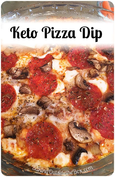 This recipe for Keto Pizza Dip is so easy and good you'll serve it at parties to friends but wish you had it all to yourself. 3 net carbs per serving.