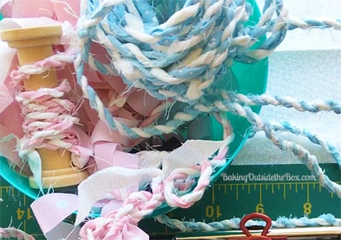 DIY Baker's Twine is so fun and fast to make. Kids will enjoy it too. You can use it as ribbon, string or yarn. The short video tutorial makes it easy.