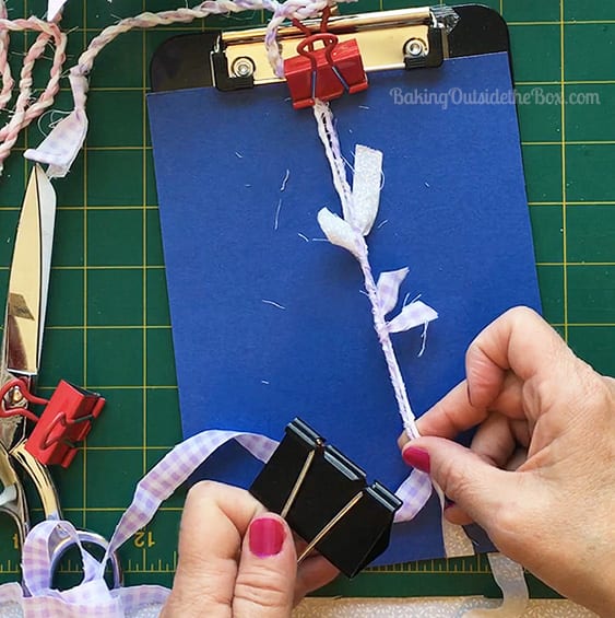 DIY Baker's Twine is so fun and fast to make. Kids will enjoy it too. You can use it as ribbon, string or yarn. The short video tutorial makes it easy.
