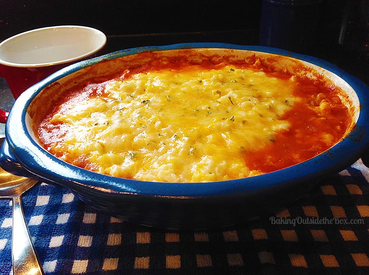 #bakingoutsidethebox | This low carb shepherd's pie is a tasty makeover of the classic casserole. Cut out 15 carbs per serving by using two sneaky ingredient exchanges.