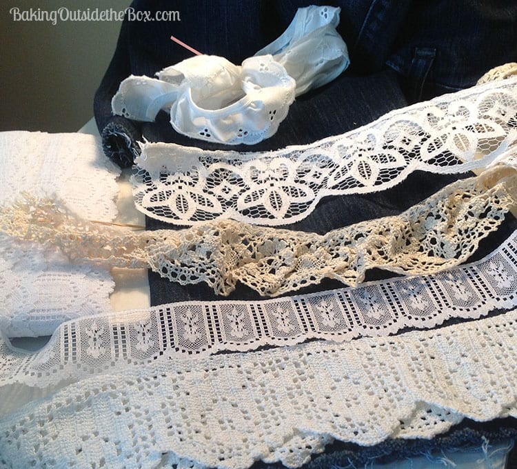 Capris with hotsell lace trim